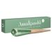 Eye massage device against tearbags and dark circles - Buchenholz massager with Aventurinstein - relaxation effect - well -being and beauty of the skin - ideal for eyelids and dark circles roll on ojos