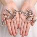 Brishow Silver Pearl Wedding Hair Pins - Elegant Rhinestone Hair Accessories for Women and Girls - Buy Online on GoSupps.com