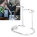 Gientan Stainless Steel Safety Brush Stand | Portable Universal Shaving Brush Holder for Toilet | Durable Silver Design - International Shipping Available - Buy Online on GoSupps.com