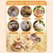 Bohrma 6-in-1 Wooden Guinea Pig & Hamster Toy Set | Eco-Friendly Small Animal Accessories for Rabbits & Chinchillas - Buy Online on GoSupps.com