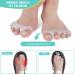 Toe Separator & Valgus Spreader - 2 Pairs Silicone Spreaders for Pedicure Overlapping Toes - Universal Fit for Men & Women Available in 3 Colors - Buy Online on GoSupps.com