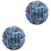 Gatuida Massage devices 2st Plantar massage device Foot massage roller Massageball Fascia ball for feet muscle massage device Fitness-scooter Yoga Massage bead Fasciitis Scrollrad Hockey bat