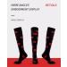 WSC Compression Socks - Red Lips Support Stockings for Men & Women | Closed Toe Edema Relief Pregnancy | S/M S-M - Buy Online on GoSupps.com