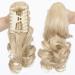 Ponytail extension ponytail hair extension braid hair piece hair voluminous wavy like real hair ashblond mix bleach blond 110g-12 "(30cm)