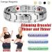 AMZLORD Ultrastarkes Titan Magnetic Arm Band | Weight Loss Bracelet for Men & Women | Anti-Fatigue Titanium Steel Magnet Bracelet (Silver) - Buy Online on GoSupps.com