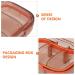 Healeved Travel Organizer Portable Case Medicine Dispenser 3 Compartments Small Case for Pocket Purse Daily Medicine Holder Container Red - Buy Online on GoSupps.com