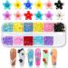 3D Flower Nail Charms - 12 Colors Acrylic Rhinestones with Pearl Caviar Beads - DIY Nail Art Decoration - Buy Online on GoSupps.com