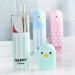 Portable Cartoon Toothbrush Holder & Travel Toothpaste Case - Dust-Resistant Storage Box - Blue - Buy Online on GoSupps.com