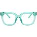 Blue Light Blocking Glasses for Men & Women - Stylish Square Green Frames - Buy Online on GoSupps.com