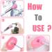 Silicon Makeup Brush Cleaning Mat - Portable Pink Makeup Brush Cleaner Pad - Buy Online on GoSupps.com