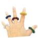 JECOMPRIS Game Set for children children's toys 12th sensory finger rings roller toy Massagering tool toys acupressure finger rings Child scroll wheel mini toys for children 2.8*2.8cm As shown