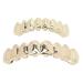 18K Gilded Hip-Hop Grills - Removable Mund Teeth Jewelry for Men & Women | Perfect Halloween Party Gift - Buy Online on GoSupps.com