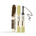Shaping Long-lasting Color Dual-Ended Eyebrow Tint Cream, Waterproof Brow Pencil,Natural Fine Stroke Eyebrow Pen (Light Coffe)