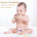 AULEGE Baby Teething Toy | Silicone Teether Toy for Babies 3-12 Months | Rattle Sensory Chew Toys for Teething Relief | BPA Free Beige Navajo White - Buy Online on GoSupps.com