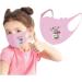 Deholifer Children's Washable Fabric Masks - 5 Pack Blue Pink Black - Adjustable Mouth & Nose Protection for Christmas - Buy Online on GoSupps.com