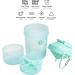 Smartshake Original 2Go 600ml Mint Green Shaker Cup | Leakproof & Durable Bottle with Storage | BPA-Free Protein Shake Mixer | Ideal Gift Option - Buy Online on GoSupps.com