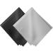 10 Pcs Premium Microfiber Cleaning Cloths for Lens Glasses & Screens - Black Saw Tooth Edge - Buy Online on GoSupps.com