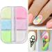 6 Colors Holographic Luminous Nail Powder Glitter Kit - 3D Sparkly Fluorescent Pigments for Acrylic Nails - Mermaid Shinning Glitters for Manicure Tips and Decorations - Buy Online on GoSupps.com