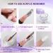 Acrylic Liquid Monomer Professional Salon MMA-FREE Non-Yellow | Medium Drying Time Maximum Strength Adhesive Nail Extension | Used for Natural Nails and Fake Nails Purple 100ml By Supremely - Buy Online on GoSupps.com