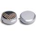Round American Flag Pill Box | 3 Compartment Decorative Metal Medicine Organizer | Portable Pocket Pill Case - Buy Online on GoSupps.com