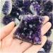 Purple Feng Shui Natural Amethyst Crystal Quartz Drusy Geode Cluster Stone Decoration Ornament Household 1PC 40g-55g - Buy Online on GoSupps.com