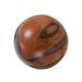 Beaupretty 2st Fitness-Golfer turns the ball baoding balls made of wood Chinese health balls massage handy older ebony roll the ball 5.10x5.00cm brown