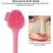 Rongweiwang Double Head Silicone Facial Cleaning Brush - Pink Fish Form Facial Massager & Peeling Tool - Perfect for International Skincare - Buy Online on GoSupps.com