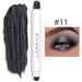 Yeweian Creamy Eyeshadow Stick - 2 in 1 Matte and Shimmer Eye Shadow Pencil Crayon (Black Shimmer) | Long Lasting, Waterproof Glitter Eyeshadow Pen - Buy Online on GoSupps.com