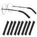 Anti-Slip Glasses Temple Cushions Eyeglasses Temple Tips Sleeve Cotton Glasses Black 4