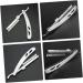 Beaupretty Foldable Razor Holder - Stainless Steel Manual Barber Razor Stand | Rustproof Metal Razor Bracket for Hairdressers - Buy Online on GoSupps.com