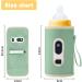 Portable USB Baby Bottle Warmer - 5 Gears Adjustable, Green - Ideal for Travel - Buy Online on GoSupps.com