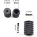OCEANTREE Cord Locks for Mask - Silicone Adjuster Earloop Toggles - Black - Buy Online on GoSupps.com