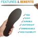 Carbon Fiber Shoe Insole - Semi-Rigid Insert for Comfort | Fits Men Size 8 & Women Size 9 | 24.5cm - Buy Online on GoSupps.com