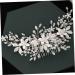 DOITOOL Alloy Pearl Hair Comb Flower Hair Comb Wedding Vintage Ornaments Bridal Pearl Headwear Tailors Bunion Spray Talcum Pearl Headpiece Tiara White Abs Bride Decorate Crystal - Buy Online on GoSupps.com