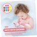 Angoily 10pcs Children's Bath Sponge Set - Soft Facial Scrubbers & Shower Loofahs for Babies & Kids | Eco-Friendly Cleaning Tools for Gentle Bath Time Care - Buy Online on GoSupps.com