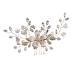 New 2025 Hair Combs Wedding Hair Clips Fashion Crystal Flower Headdress Hairpin For Diadem Pearls Headpiece Barrettes New For Jewelry Fashion Accessories Creative Gift