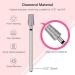 Rolybag Tapered Barrel Cuticle Nail Drill Bits - Coarse Diamond Drill Bits for Electric Cuticle Removal | Professional Manicure Tools 3/32” - Buy Online on GoSupps.com
