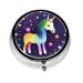 One-Horse Starround Pill Box 3 Compartment Round Pill Box Organizer #Portable Travel Pill Box for Traveling.