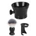 3-in-1 Soft Nylon Hair Beard Soap Dish & Brush Stand - Quick Drying Travel Set for Grooming - Buy Online on GoSupps.com