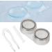 Buy Elegant Contact Lens Case for Men & Women - Cosmetic Holder with Tweezers & Mirror - Best Storage Solution - Buy Online on GoSupps.com