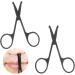 Nose Hair Trimmer - Stainless Steel Portable Mustache & Ear Hair Remover Scissors - Buy Online on GoSupps.com