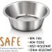PEGGY11 Stainless Steel Dog Bowls Nonslip Food Grade Dishwasher Safe Easy to Clean - 1.44L 2 Pack stainless steel dog bowls 1.44 l (Pack of 2) - Buy Online on GoSupps.com