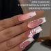 PLCPDM False s Flower Full Cover Tips French White Tip Stick On Rhinestones Press On for Women 1 set 1 box - Buy Online on GoSupps.com