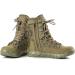 RORUN Men's Lightweight 8 Tactical Combat Boots- Green- Size 10.5- Zipper Closure- Outdoor Hiking & Mountaineering - Buy Online on GoSupps.com