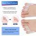 Pinky Toe Separator and Bunion Corrector for Pain Relief - Silicone Gel Protectors for Calluses, Blisters, Corns - Fits Men and Women - Buy Online on GoSupps.com