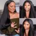 UNICE Kinky Straight V Part Human Hair Wig 18 Inch - Natural Color, Beginner Friendly, 150% Density - Buy Online on GoSupps.com