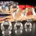 Geardeangloow Professional 8-Piece Glass Cupping Therapy Set | Fire Cupping Glasses for Pain Relief & Wellness - Buy Online on GoSupps.com