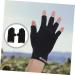 Mikinona 1 Pair UV Gloves UV Protection Gloves Nail Molding Gel Womens Gloves Fingerless Manicure Gloves Nail Art Skin Care Supply Fingerless Gloves Women's Fabric Nail Polish Anti-Black 19.5x8cm - Buy Online on GoSupps.com
