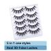 Brieve 18mm 5 Pairs 3D Faux Mink False Eyelashes - Fluffy, Thick & Curled Strip Lashes for Natural Look Makeup - Buy Online on GoSupps.com