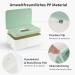 Cheerhom Baby Wet Wipes Box - Green Storage Box for Damp Toilet Paper & Cloths | 18 x 12.2 x 7cm | Ideal for Home Office & Outdoor Use - Buy Online on GoSupps.com